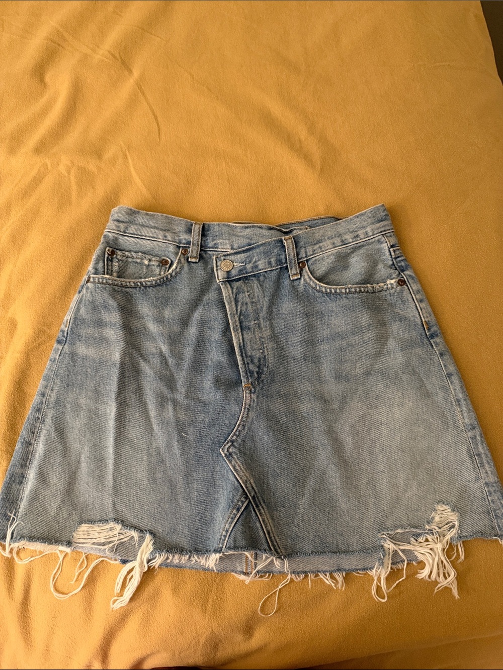 Agolde denim skirt